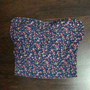 The Garage Floral Tube Top